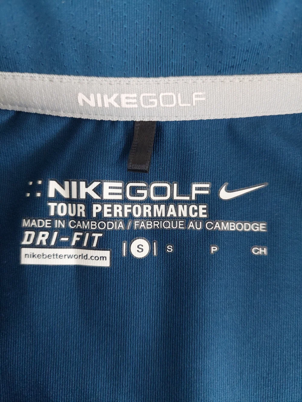 Nike Golf Dri-Fit Aberdeen Country Club Polo Teal Women's Small - Picture 6 of 8